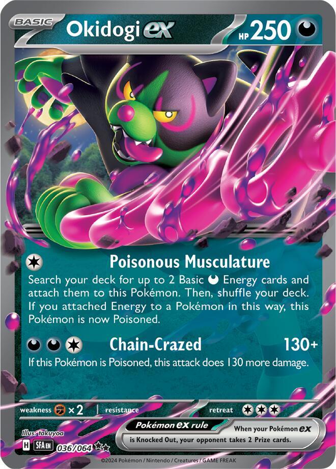Pokemon TCG - Okidogi EX 036/064