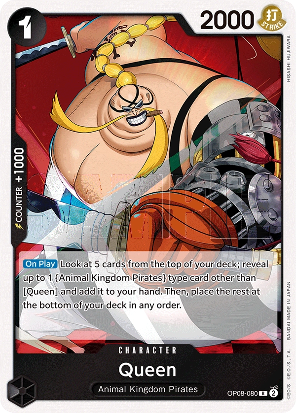 One Piece - Queen OP08-080 (R)