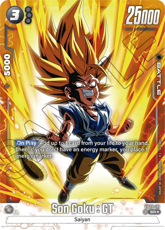 Dragon Ball Super - Son Goku:GT (Alt Art) FB03-111 (SR)