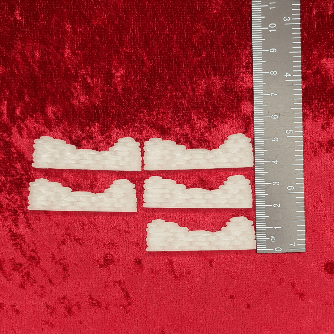 Infinite Fort - Table Top Stone Wall Type 7 (Pack of 5)