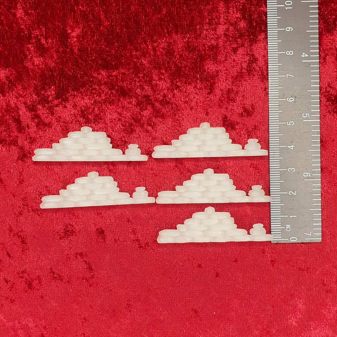 Infinite Fort - Table Top Stone Wall Type 8 (Pack of 5)