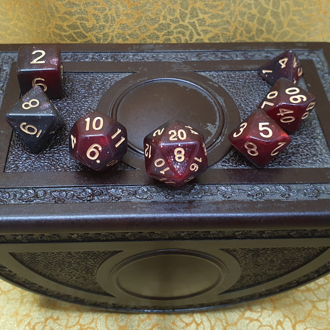 Infinite Fort - Dweomerheart D&D Acrylic Dice Set