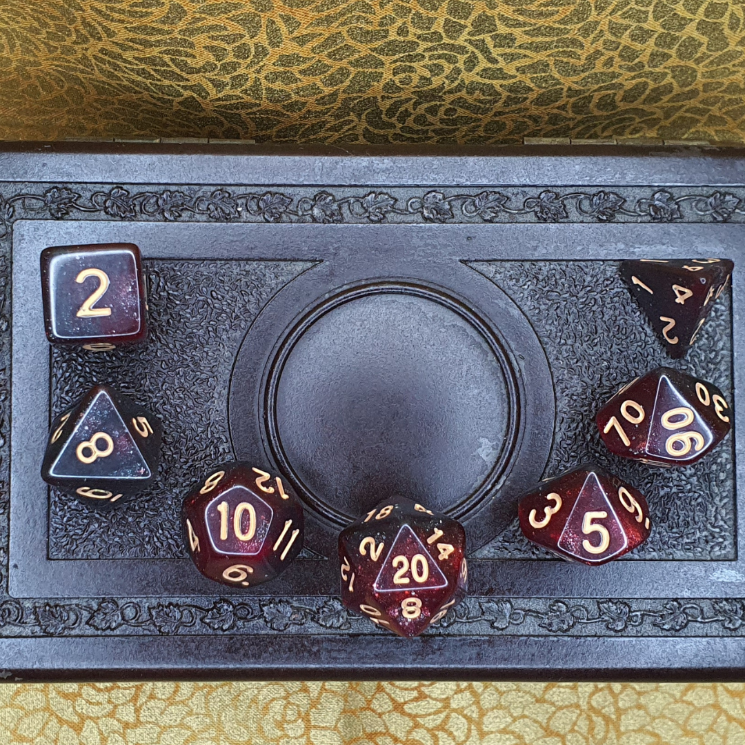 Infinite Fort - Dweomerheart D&D Acrylic Dice Set