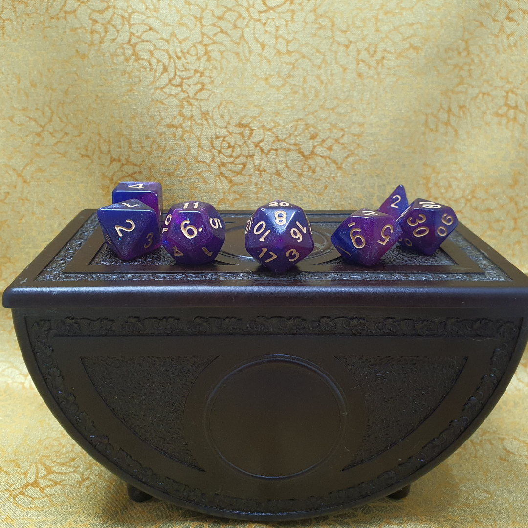 Infinite Fort - Nebula D&D Acrylic Dice Set