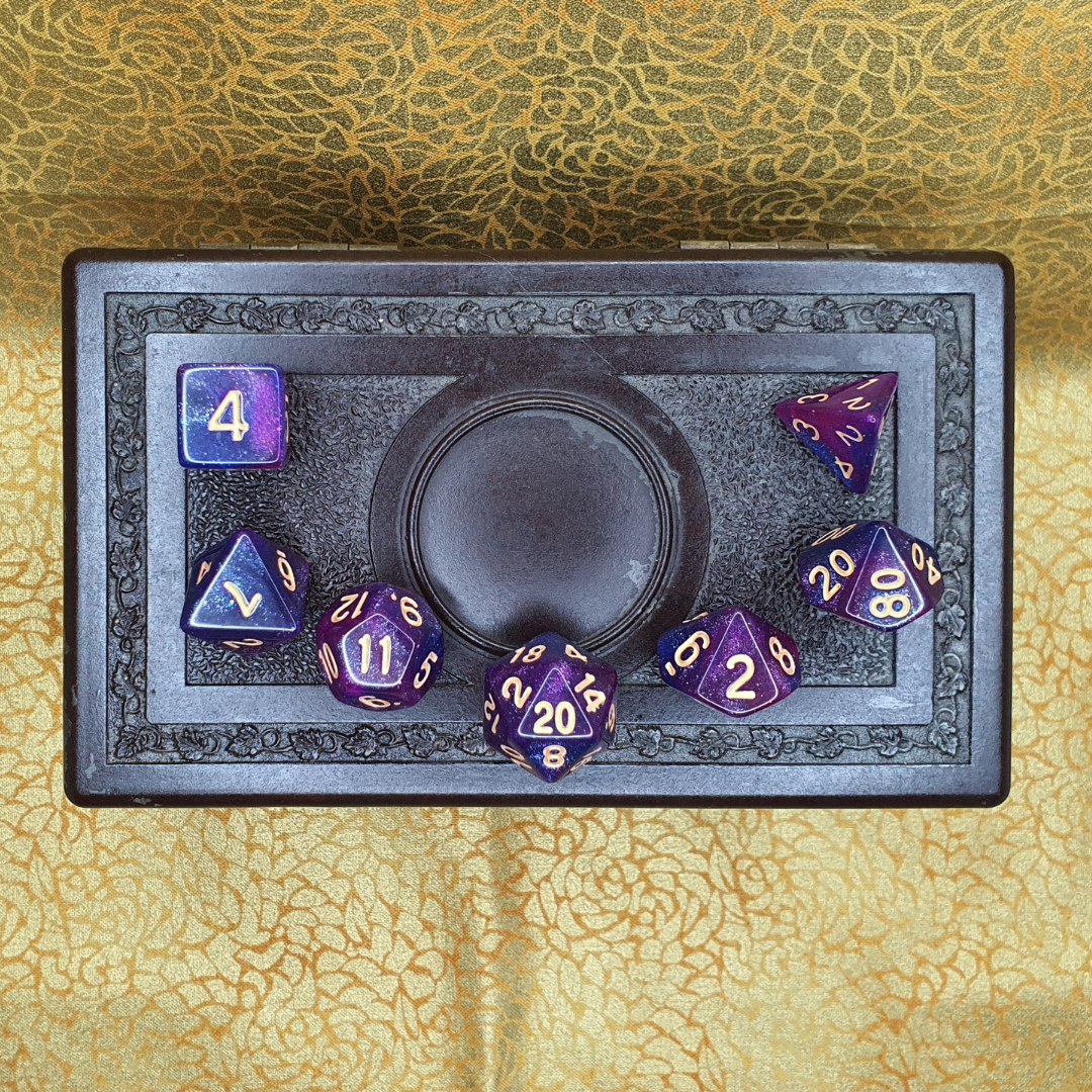 Infinite Fort - Nebula D&D Acrylic Dice Set