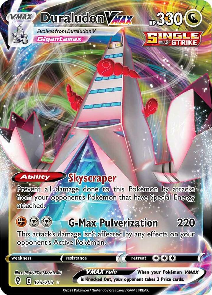 Pokemon TCG - Duraludon VMAX 123/203