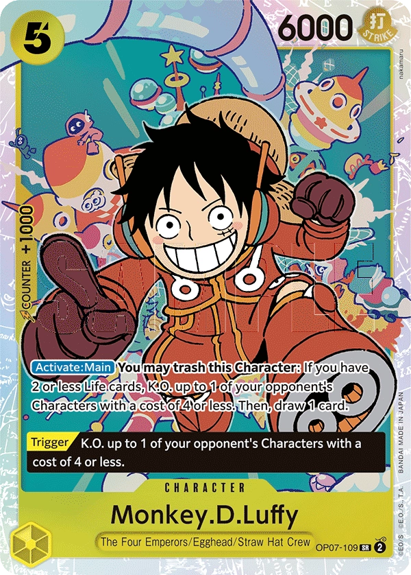 One Piece - Monkey.D.Luffy OP07-109 (SR)