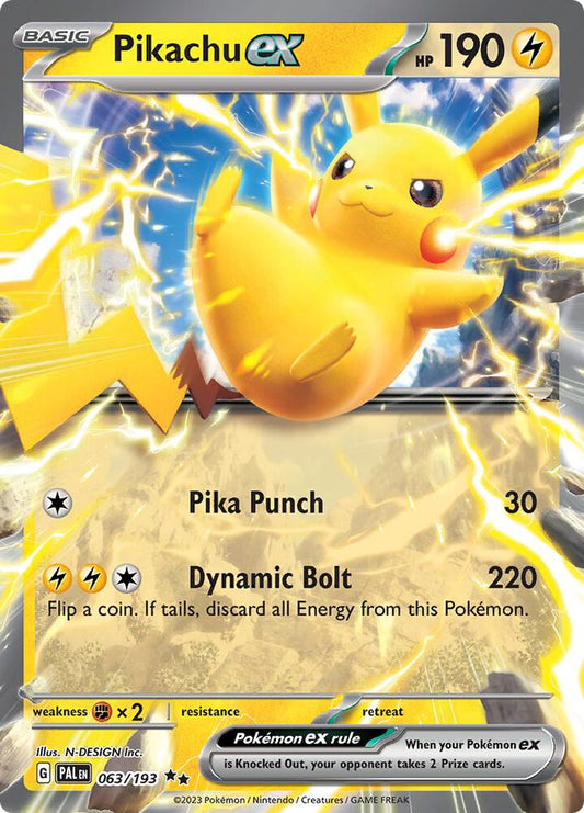 Pokemon TCG - Pikachu EX 063/193