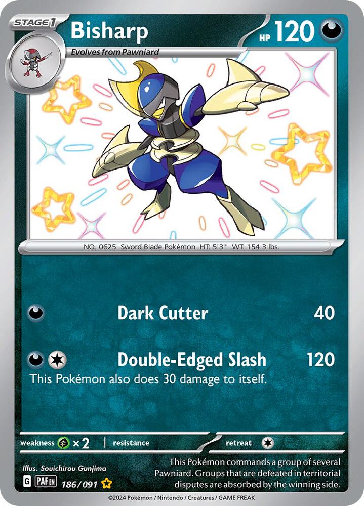 Pokémon TCG | Bisharp | 186/091 Shiny Rare