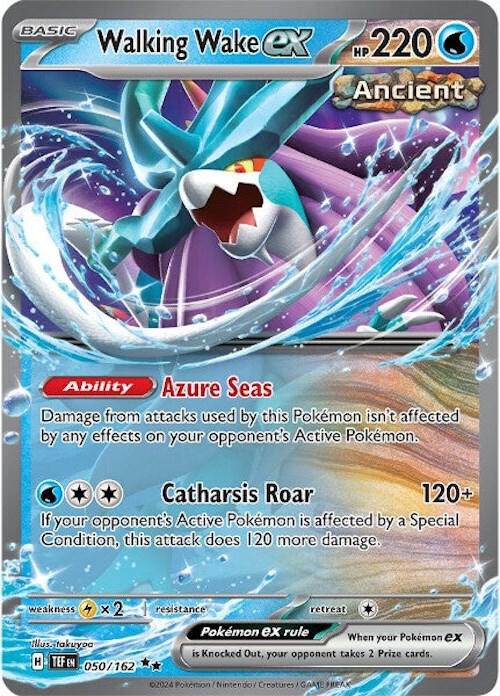 Pokemon TCG - Walking Wake EX 050/162