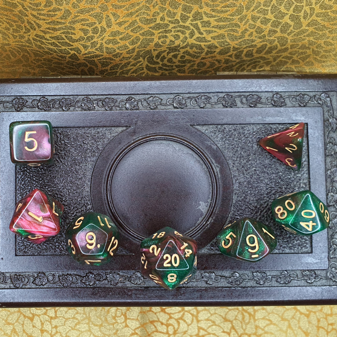 Infinite Fort - Arvandor Meadows D&D Acrylic Dice Set