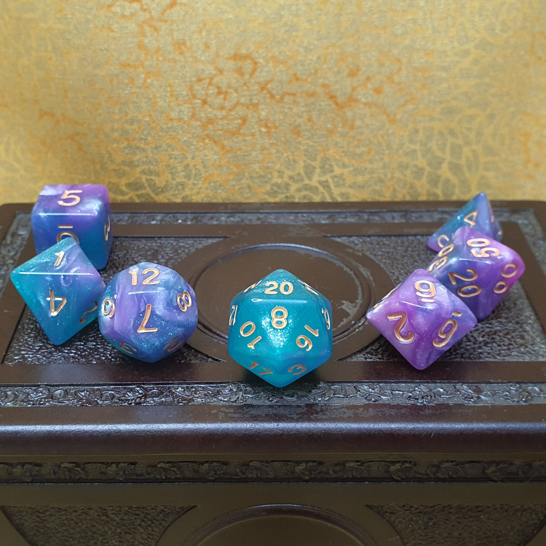 Infinite Fort - Gates of the Moon D&D Acrylic Dice Set