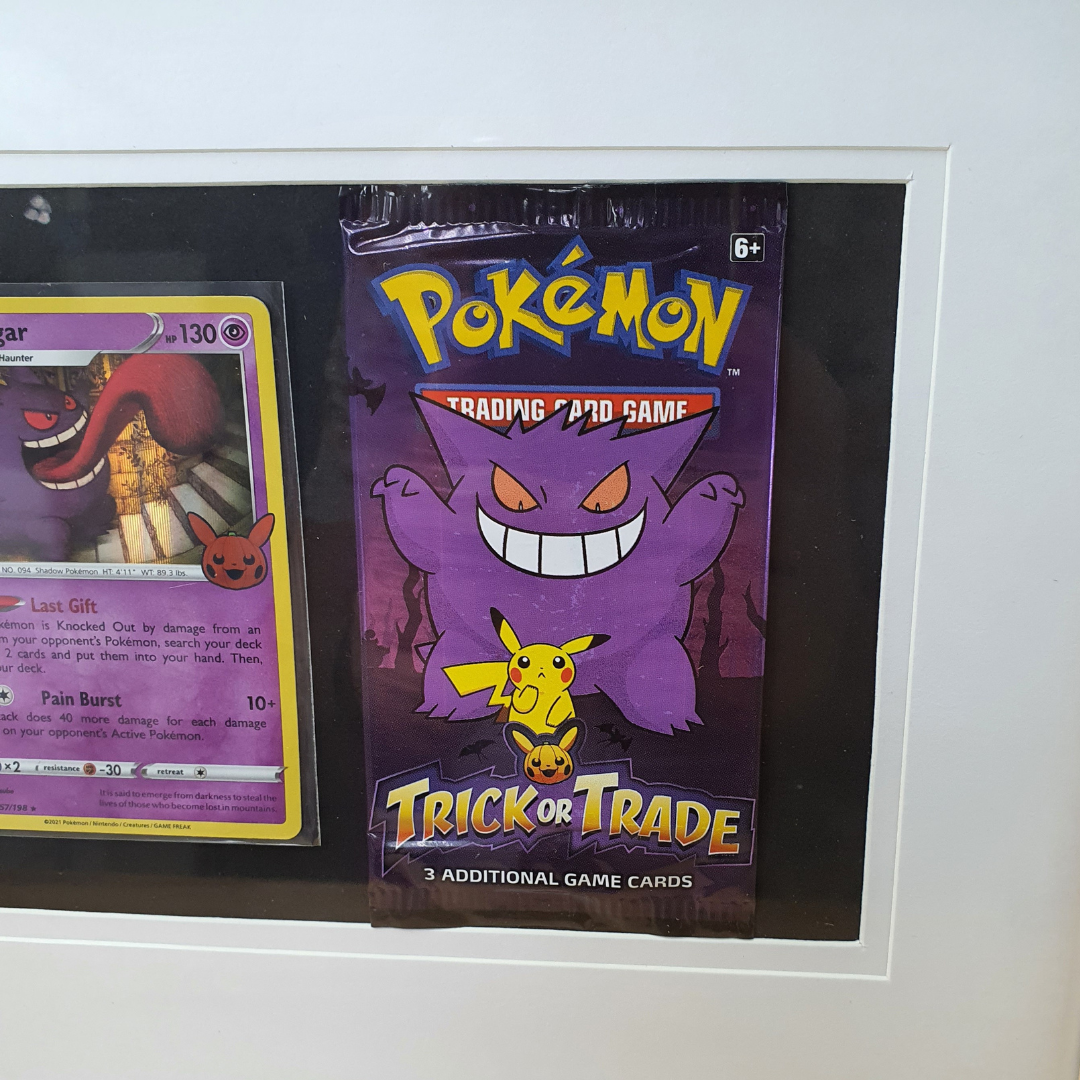 Pokémon Framed Card Set - Gengar - 057/198 - Holo/Trick or Trade Booster